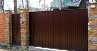 Купить откатные ворота консольные Курчатов, цена от 2850 руб.